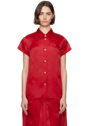 KHAITE Red Keefe Shirt
