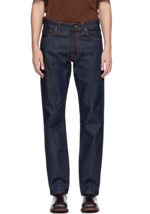 Nudie Jeans Navy Slim Jim Jeans