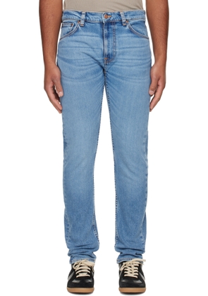 Nudie Jeans Blue Lean Dean Jeans