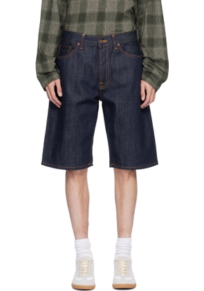 Nudie Jeans Navy Zeb Denim Shorts