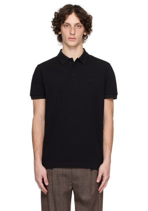 BOSS Black Paddy Cotton Piqué Logo Undercollar Polo