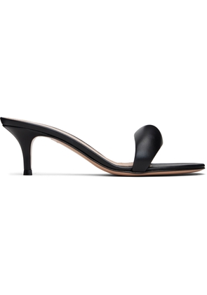 Gianvito Rossi Black Bijoux 55 Mules