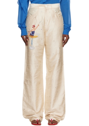 Caro Editions Off-White Annika Clown Trousers