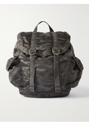 Porter-Yoshida and Co - Luggage Label Oldnew Twill Backpack - Men - Gray