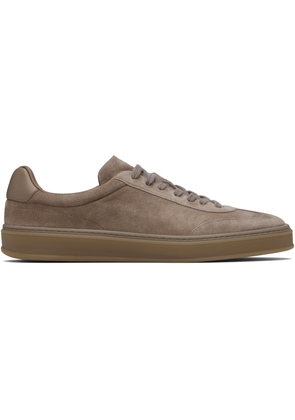 BOSS Brown BECKHAM Edition Low-Top Suede Sneakers
