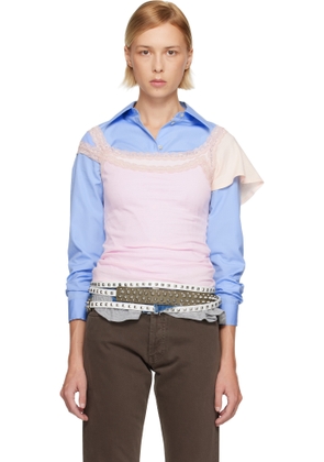 August Barron Pink Double Tank Top