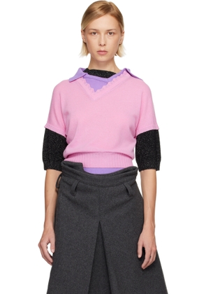 August Barron Multicolor Triple Sweater