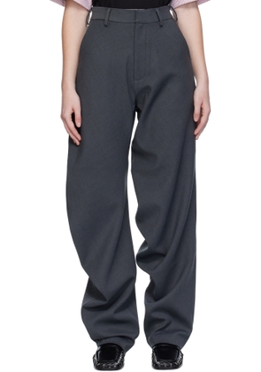 Charles Jeffrey LOVERBOY Gray Topsy Turvy Trousers