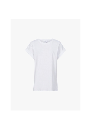 Womens Reiss Tereza Cotton-Jersey T-Shirt
