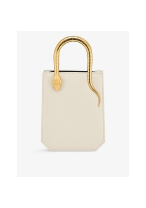 Womens Bvlgari Serpenti Mary Katrantzou Leather Tote Bag