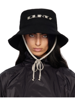 Rick Owens DRKSHDW Black Concordians Gilligan Bucket Hat