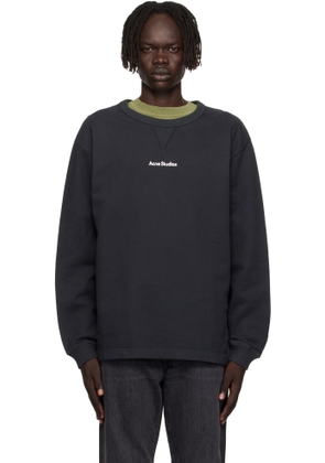 Acne Studios Black Logo Stamp Sweatshirt