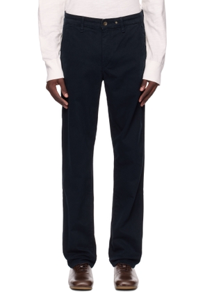 rag & bone Navy Fit 2 Slim Chino Trousers