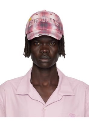 Acne Studios Pink Distressed Cap