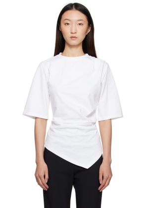 Róhe White Reinvented Twisted T-Shirt