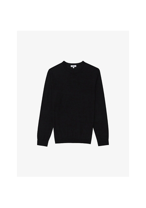 Mens Reiss Wessex Crewneck Merino-Wool Jumper