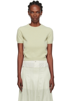 Maison Margiela Green Crewneck Sweater