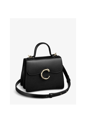 Womens Panthère De Cartier Mini Leather Cross-Body Bag