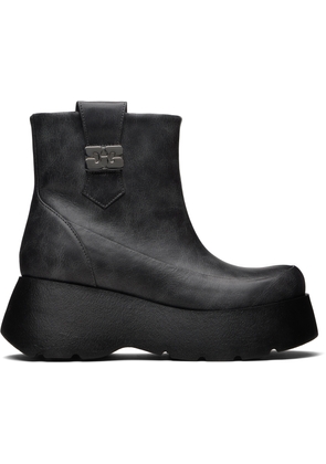 GANNI Gray Kat Low Boots