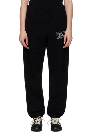 MM6 Maison Margiela Black Fleece Sweatpants