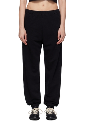 MM6 Maison Margiela Black Logo Sweatpants