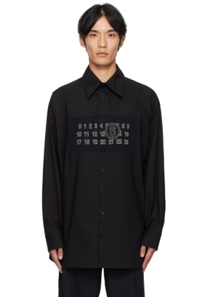 MM6 Maison Margiela Black Long Sleeve Shirt