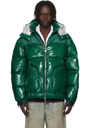 Casablanca Green Nylon Down Jacket