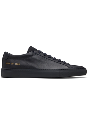 Common Projects Navy Achilles Premium Sneakers