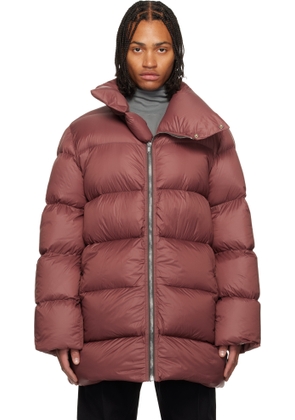 Rick Owens Pink Concordians Turtle Down Coat