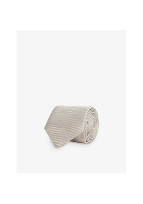 Mens Reiss Ceremony Textured Silk Tie