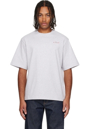 Casablanca Gray 'Casablanca' Logo Patch T-shirt