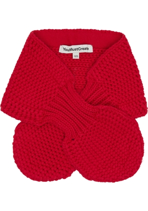 YMC Red Slot Scarf