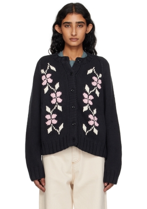 YMC SSENSE Exclusive Black Atomic Cardigan