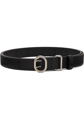 Jil Sander Black Cannolo Belt