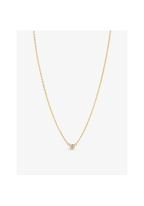 Tiffany & Co Diamonds By The Yard 18ct Yellow-Gold and 0.17ct Brilliant-Cut Diamond Pendant Necklace
