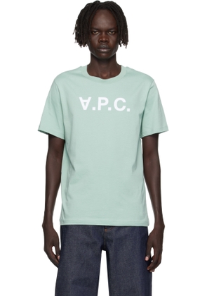 A. P.C. Green Standard Grand 'VPC' T-shirt