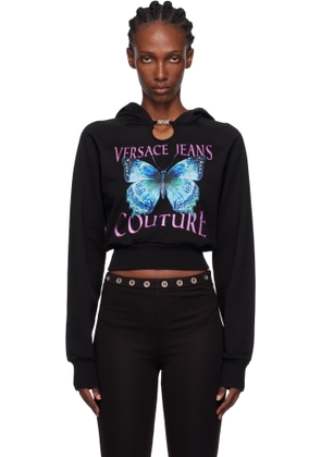 Versace Jeans Couture Black Logo Hoodie