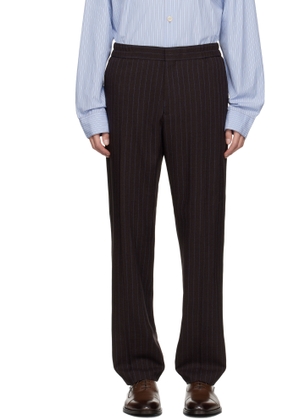 Paul Smith Burgundy Wool Trousers