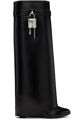 Givenchy Black Shark Lock Tall Boots