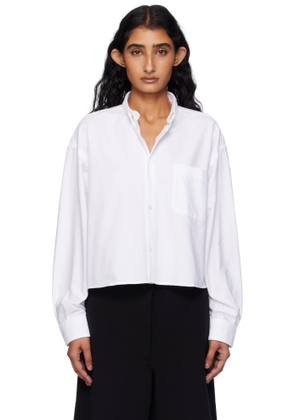 A. P.C. White Sophia Button Down Shirt