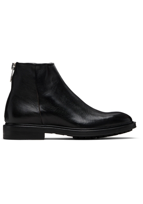 Paul Smith Black Leather Nik Boots