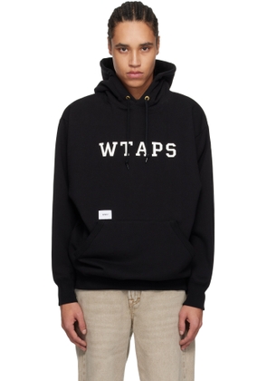 WTAPS Black Cotton Academy Hoodie