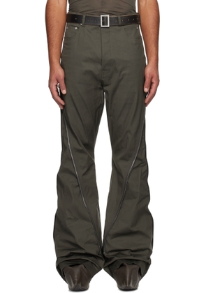 Rick Owens Khaki Bolan Bootcut Trousers