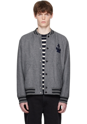 A. P.C. Gray Micka Bomber Jacket