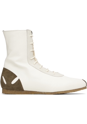 Stefan Cooke Off-White Slash Heel Boxer Sneakers