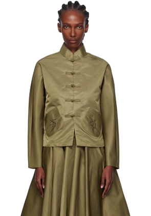 AO YES Khaki Tang Shirt Jacket