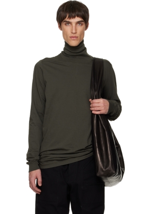 Rick Owens Khaki Concordians Surf Turtleneck