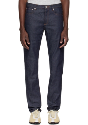A. P.C. Navy Petit New Standard Jeans