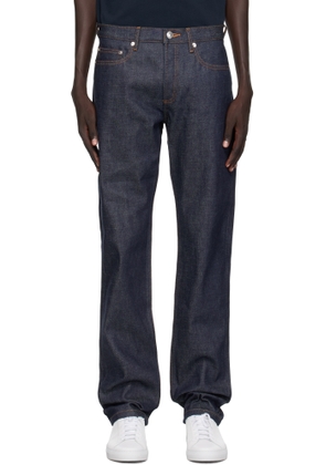 A. P.C. Navy New Standard Jeans