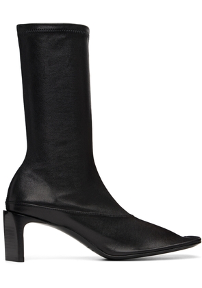 Jil Sander Black Mid-Calf Boots